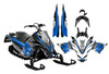 Yamaha FX Nytro Graphics Decal Wrap kit with 144 Tunnels design 1533 Blue