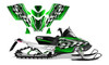 2005-2011 Arctic Cat Crossfire M Series graphics decal kit 2500 green