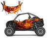 KRX1000 graphics decal kit with Inferno Skull Design