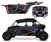2024 -2025 RZR4 1000XP  Graphics design V1001 Blue orange