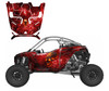 2026 RZR PRO S, R, XP Inferno Skull graphics decal skin kit