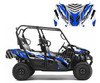 Kawasaki Teryx 800 wrap decal kit V3001Blue