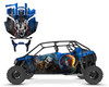 2020-23 RZR4 PRO-R PRO XP 4-seater Evil Clown graphic wrap kit
