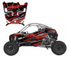 2025 Polaris Pro R graphic decal kit design V4001 red