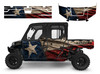 Ranger Crew 1000 XP 2019-2025 Texax Tattered Flag