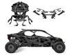 2024-2026 Can am Maverick R Max Digital Camo Graphite Wrap kit