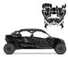 Can am Maverick X3 Max Black Eagle Tactical Flag graphics wrap kit