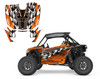 2019 - 2023 RZR 1000 XP, TURBO XP, TURBO S graphics wrap kit design #2500  orange