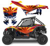 Arizona State Tattered Flag wrap for Honda Talon 1000