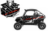 RZR 900XP 2011-14 American Flag Racing Stripes