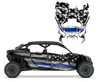 Maverick X3 MAX 4-Seater Thin Blue Green Red Gray Line Flag