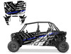 The Thin Blue Line Racing Flag design for 2022 RZR 4 turbo S