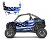 2020-23 Teryx KRX 1000 Tattered American Flag Design 9750