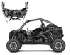 Kawasaki Tyrex KRX 1000 side by side Zombie graphics wrap kit