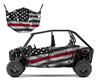 RZR xp4 900 4-seater graphics with The Thin Red Line Flag