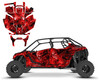 2020-22 RZR4 PRO-R PRO XP 4-seater Design #9795 Zombies