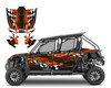 Honda Talon 1000X-4 side by side graphics wrap kit