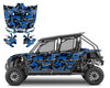 Blue Digital Camo graphics wrap kit for Honda Talon 1000X-4 side by side