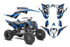 2013-2023 Yamaha Raptor 700r custom graphics wrap kit design 1900 Blue