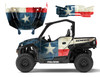 Polaris General 1000 XP Tattered Texas Flag graphics decal kit