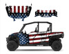 Polaris General 4 XP-1000 Speeding Flag graphic decal kit