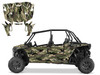 2023 RZR4 1000 XP graphics decal kit with Military Camo 3800YD