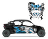 Octane Blue Can am X3 Max graphics decal kit design 4445