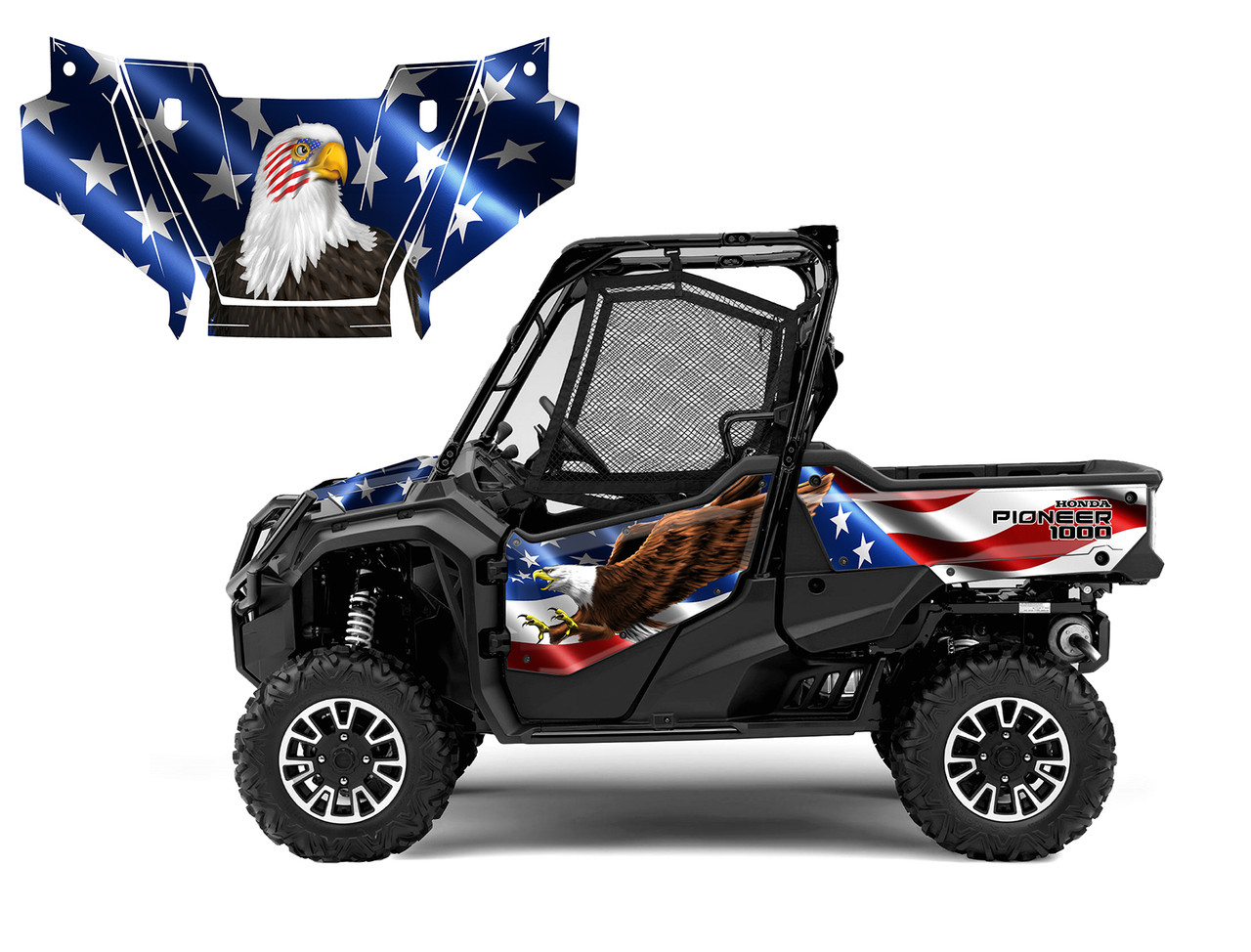 Honda Pioneer 1000-3 Deluxe 2023-24 Flag Eagle