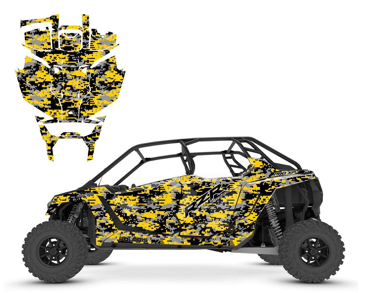 2020-22 RZR4 PRO-R PRO XP 4-seater Digital Camo