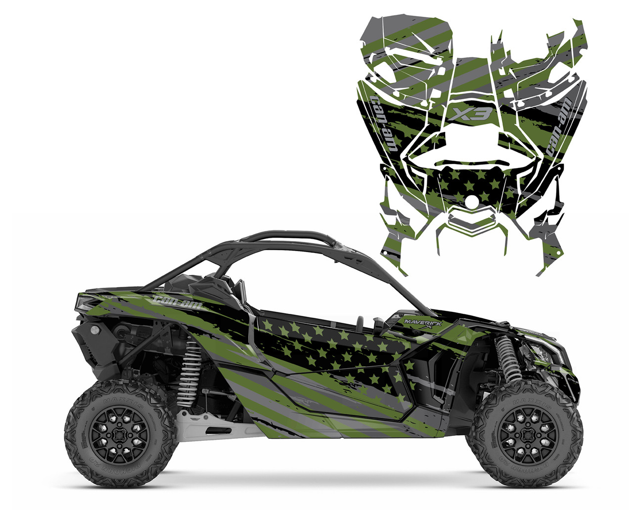 Maverick X3 Speeding Flag 9056