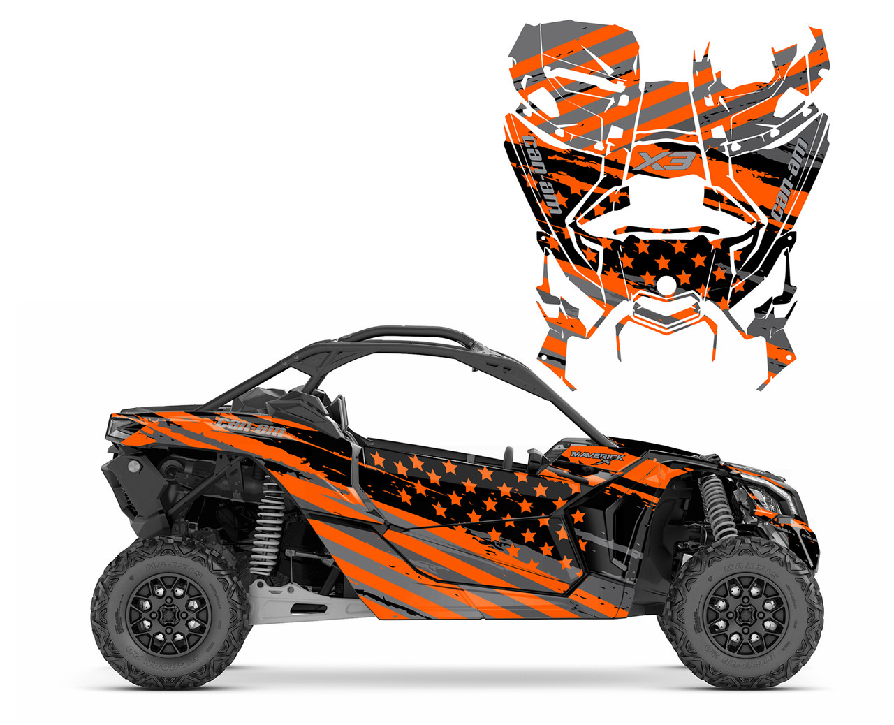 Maverick X3 Speeding Flag 9056