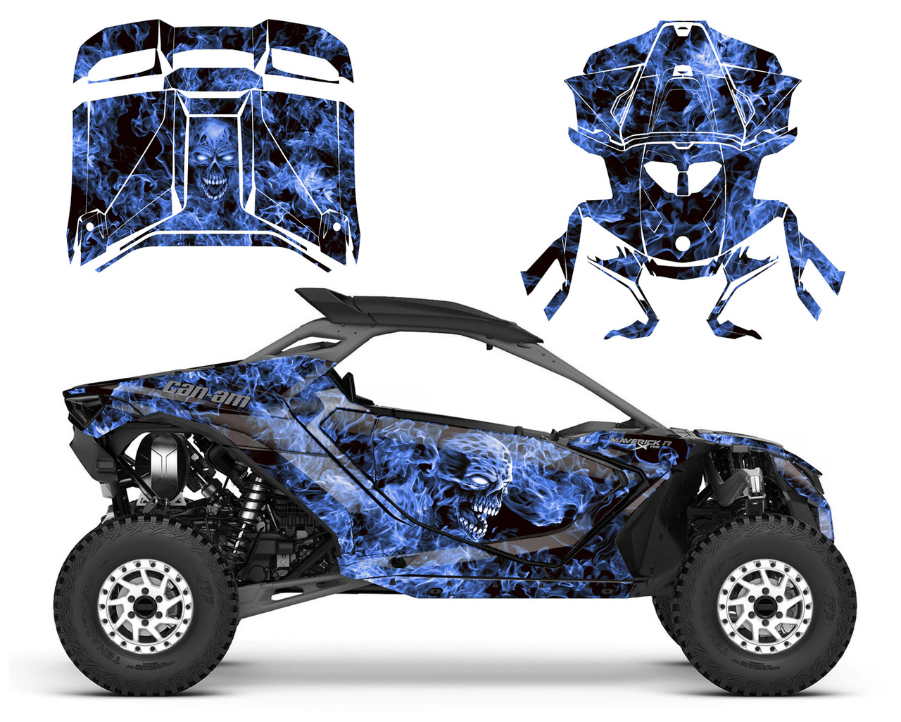 Maverick R 2024-2025 design #9500 Zombie