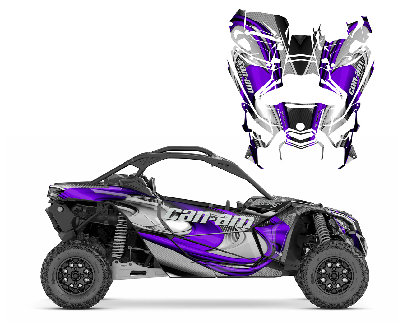2017 - 2025 Can am Maverick X3 graphics kit design 3715