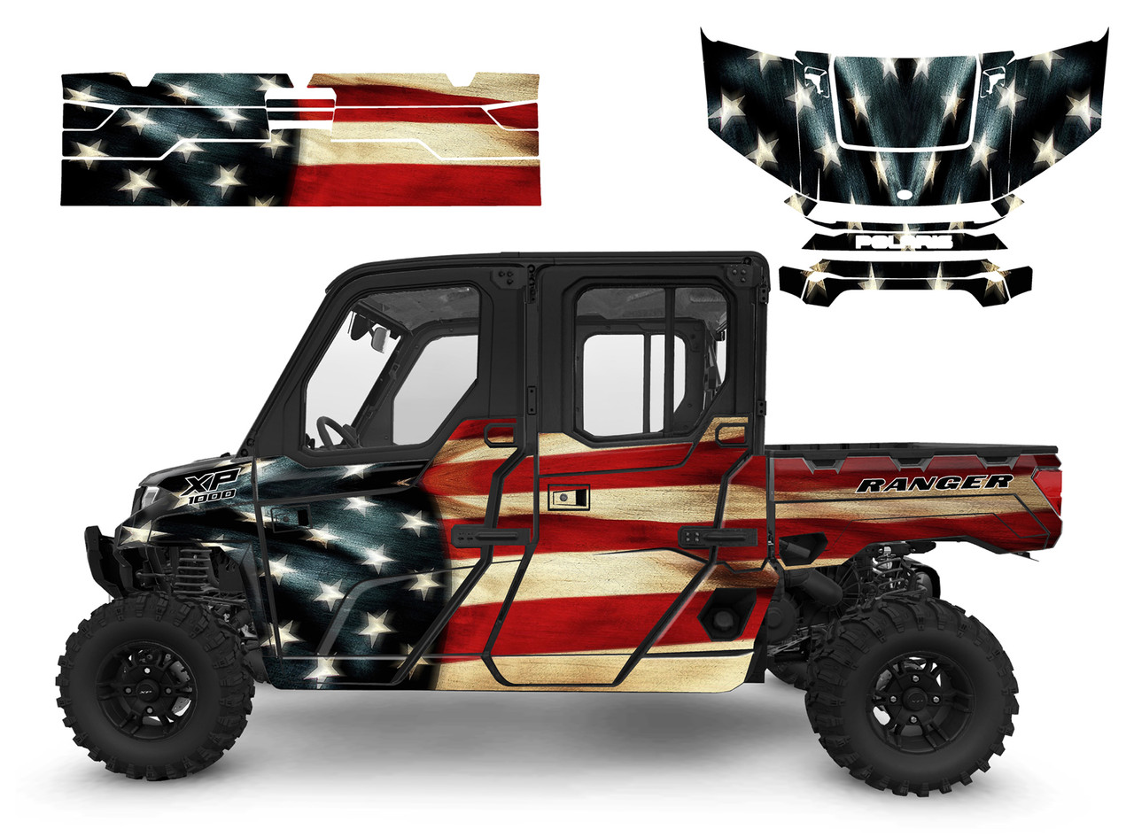 Ranger Crew 1000 XP 2019-2025 Tattered Flag