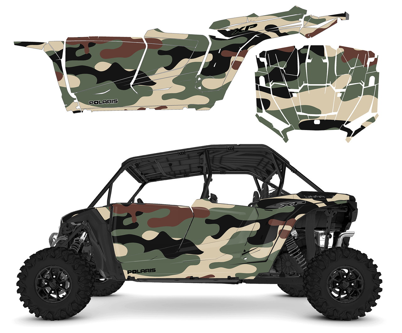 2024 - 2025 RZR4 1000 XP Snow Camo 3800