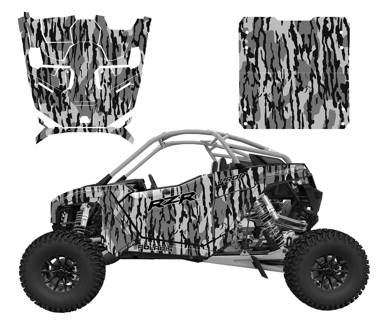2025-26 RZR PRO-XP PRO-R  PRO-S Mossy Oak Bottomland Camo