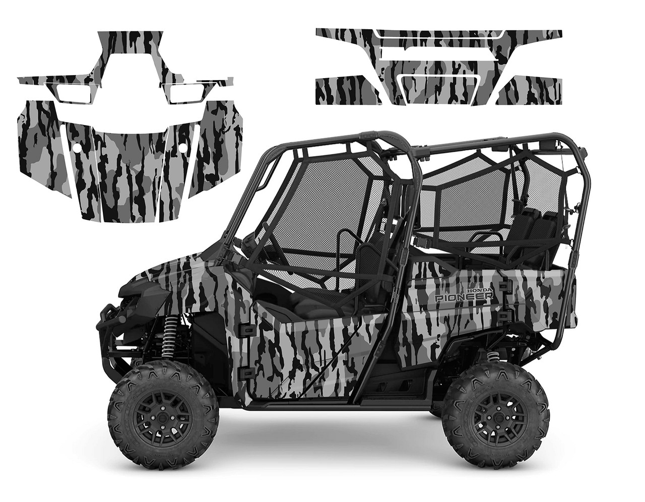 Honda Pioneer 700-4  2016-25 Mossy Oak Bottomland Camo Honda Pioneer 700-4  2016-25 Mossy Oak Bottomland Camo