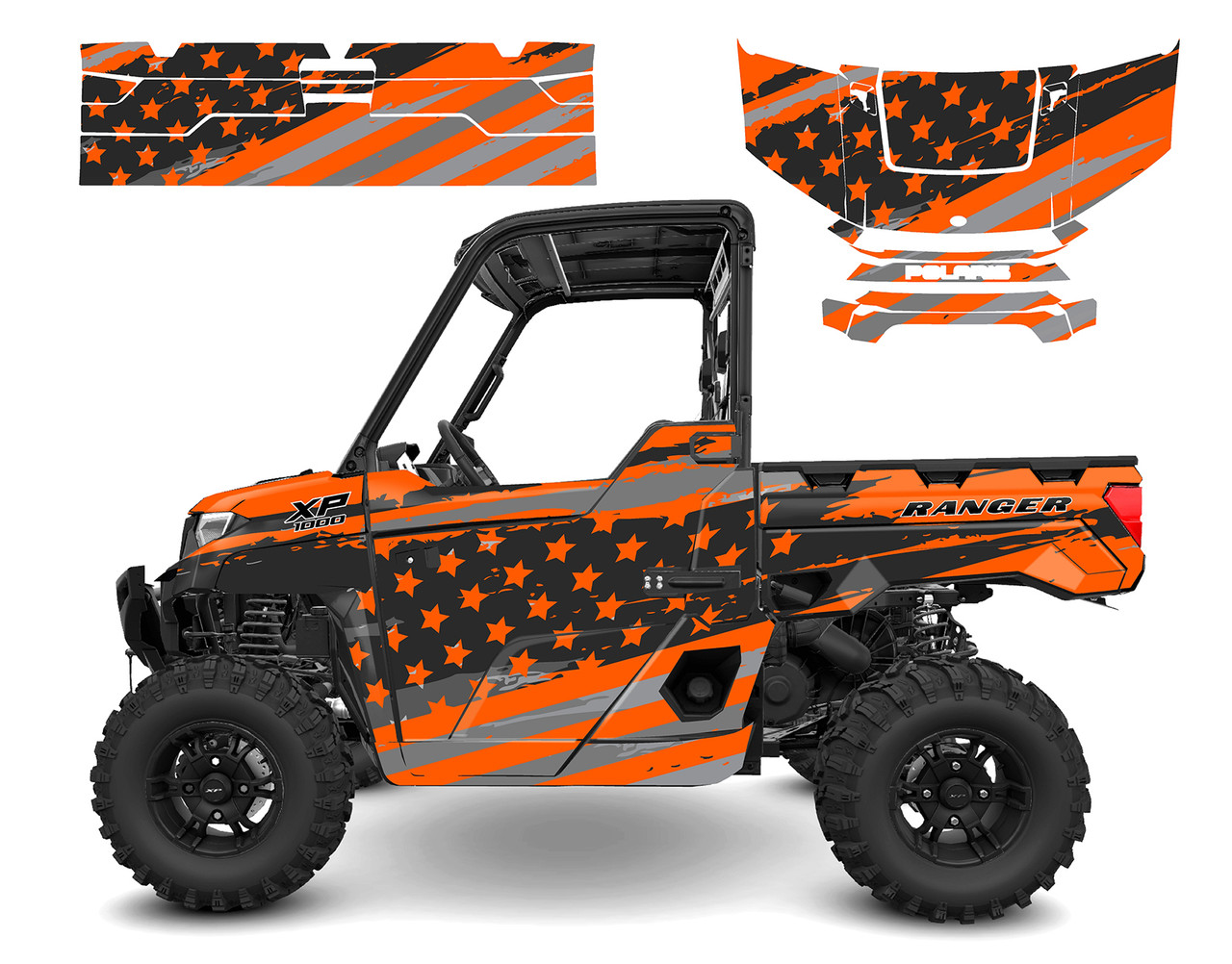 Ranger 1000 XP 2018-2025 Speeding Flag 9056