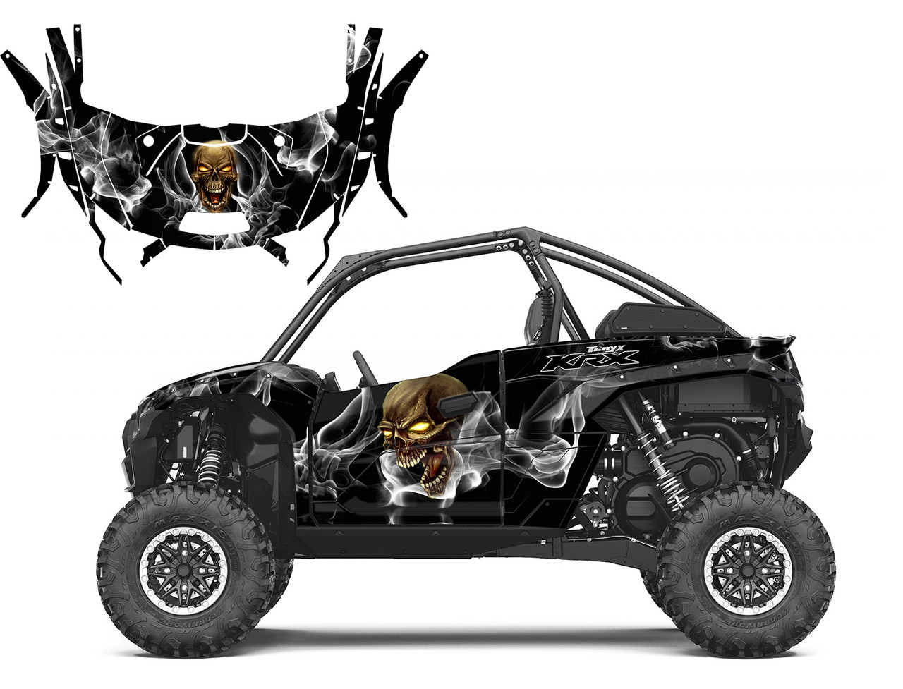 2020-25 Teryx KRX 1000 Smokey Skull #6660