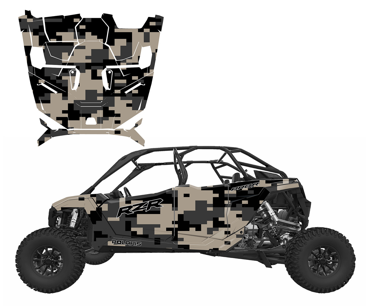 2025-26 RZR PRO-XP4 PRO-R4 PRO-S4 Digital Camo