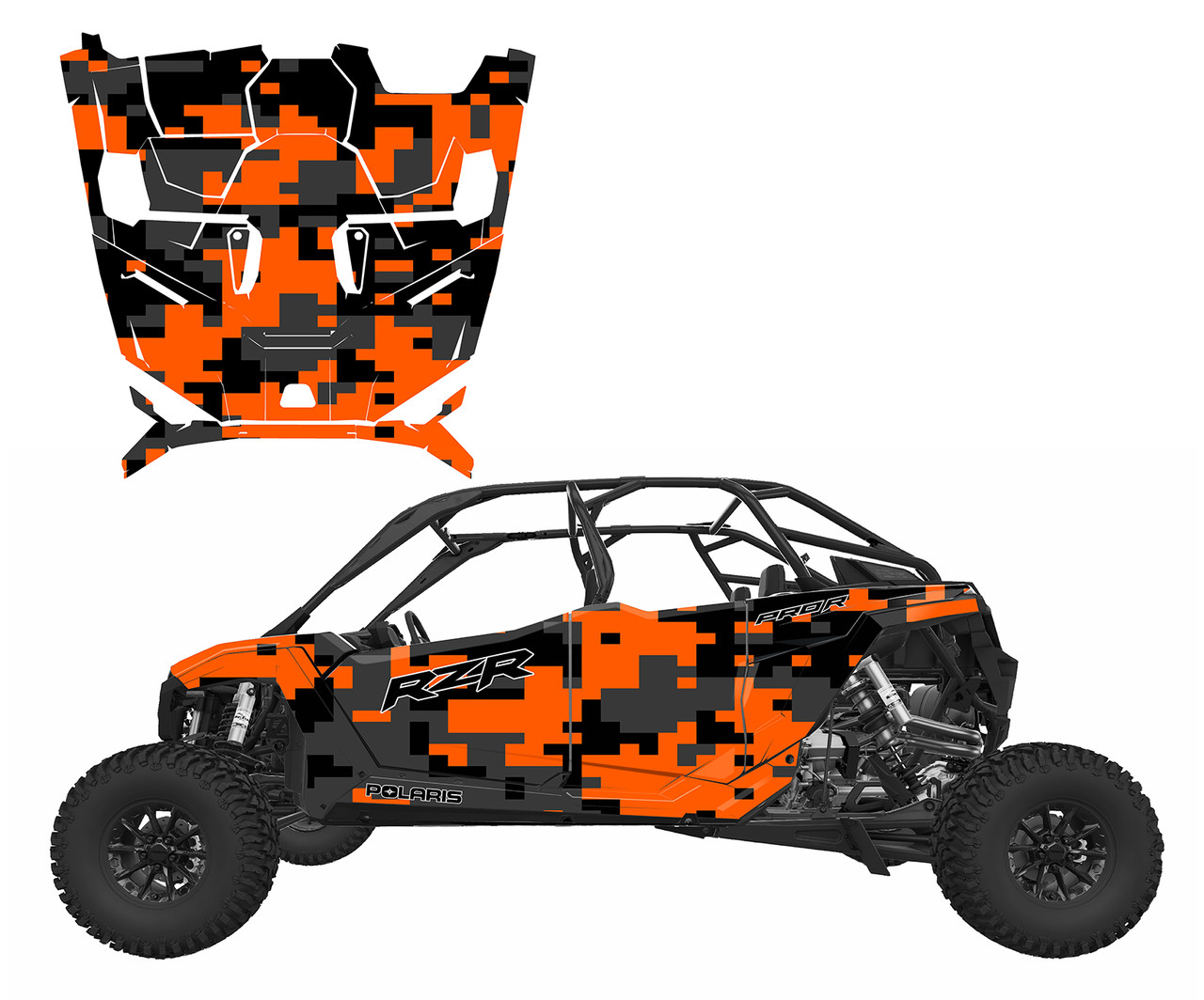 2025-26 RZR PRO-XP4 PRO-R4 PRO-S4 Digital Camo