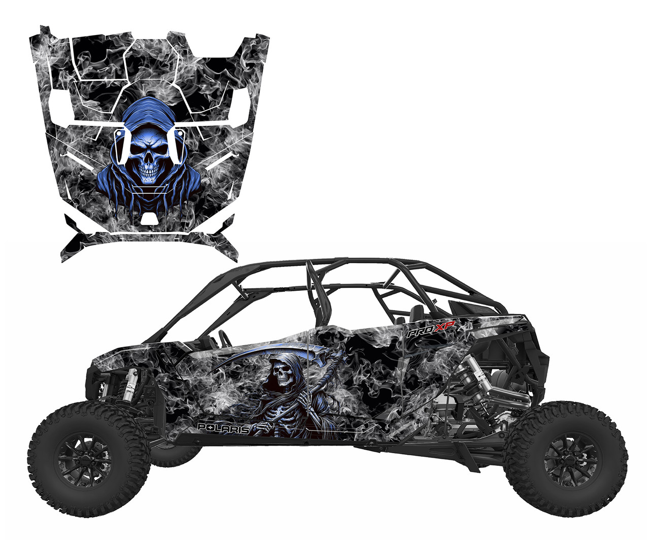 2025-26 RZR PRO-XP4 PRO-R4 PRO-S4 Grim Reaper 7901