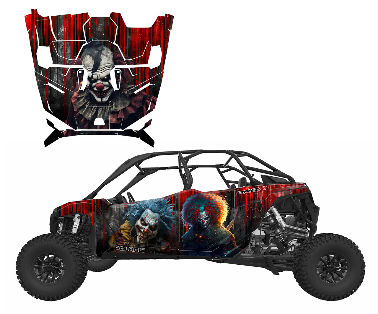 2025-26 RZR PRO-XP4 PRO-R4  PRO-S4 Evil Clown