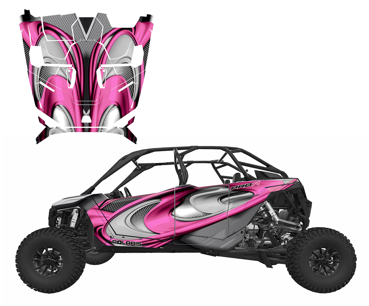 2025-26 RZR PRO-XP4 PRO-R4 PRO-S4 design 3715 graphic wrap kit