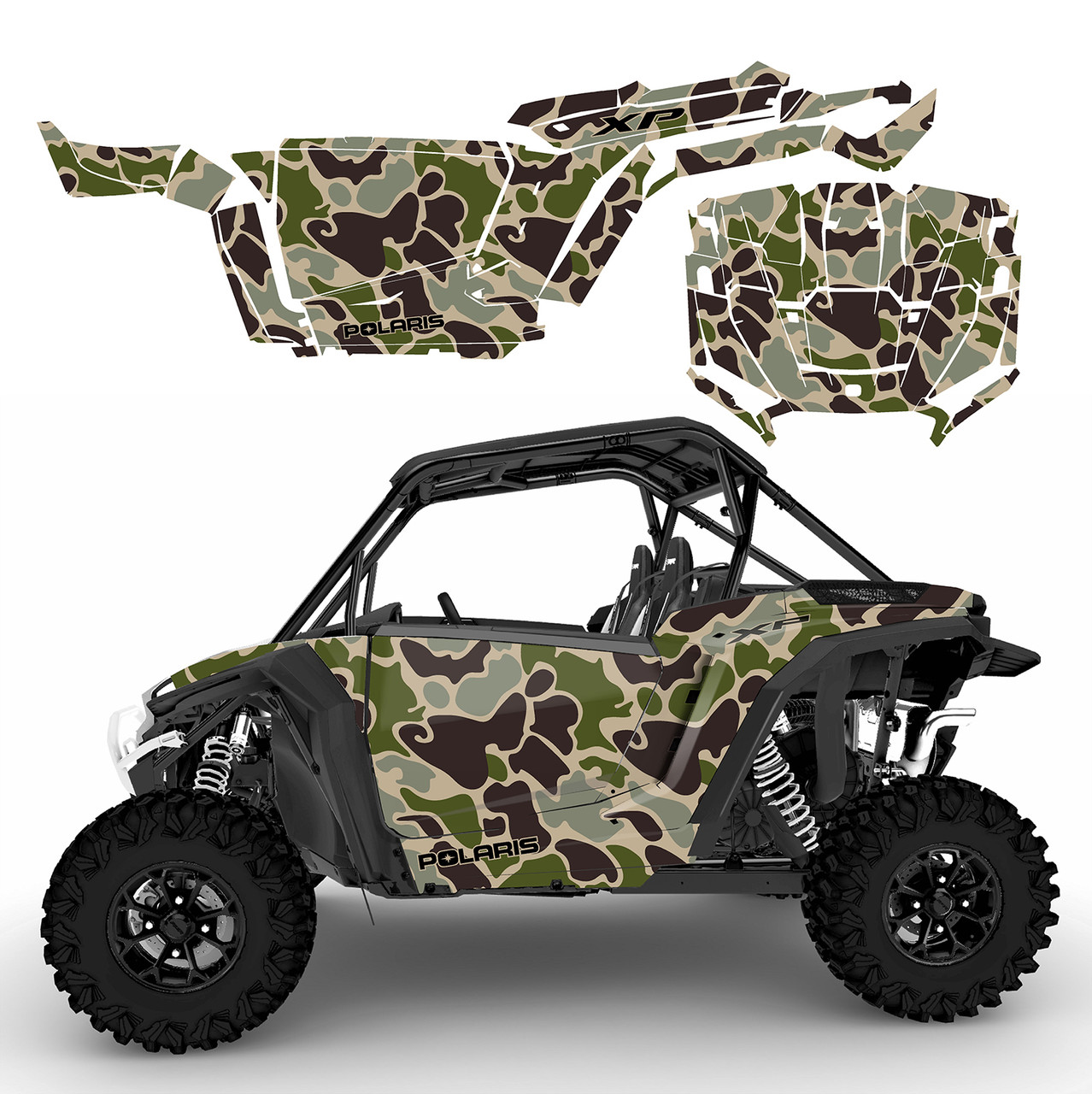 2024 - 2025 RZR-1000 XP Old School Duck Camo