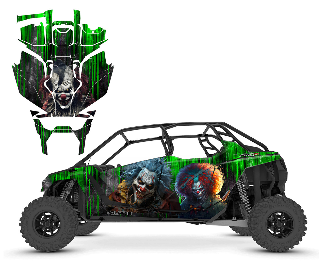 2020-23 RZR4 PRO-R PRO XP 4-seater Evil Clown