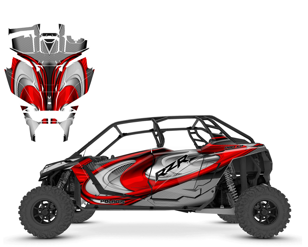 2020-23 RZR4 PRO-R PRO XP 4-seater Design 3715