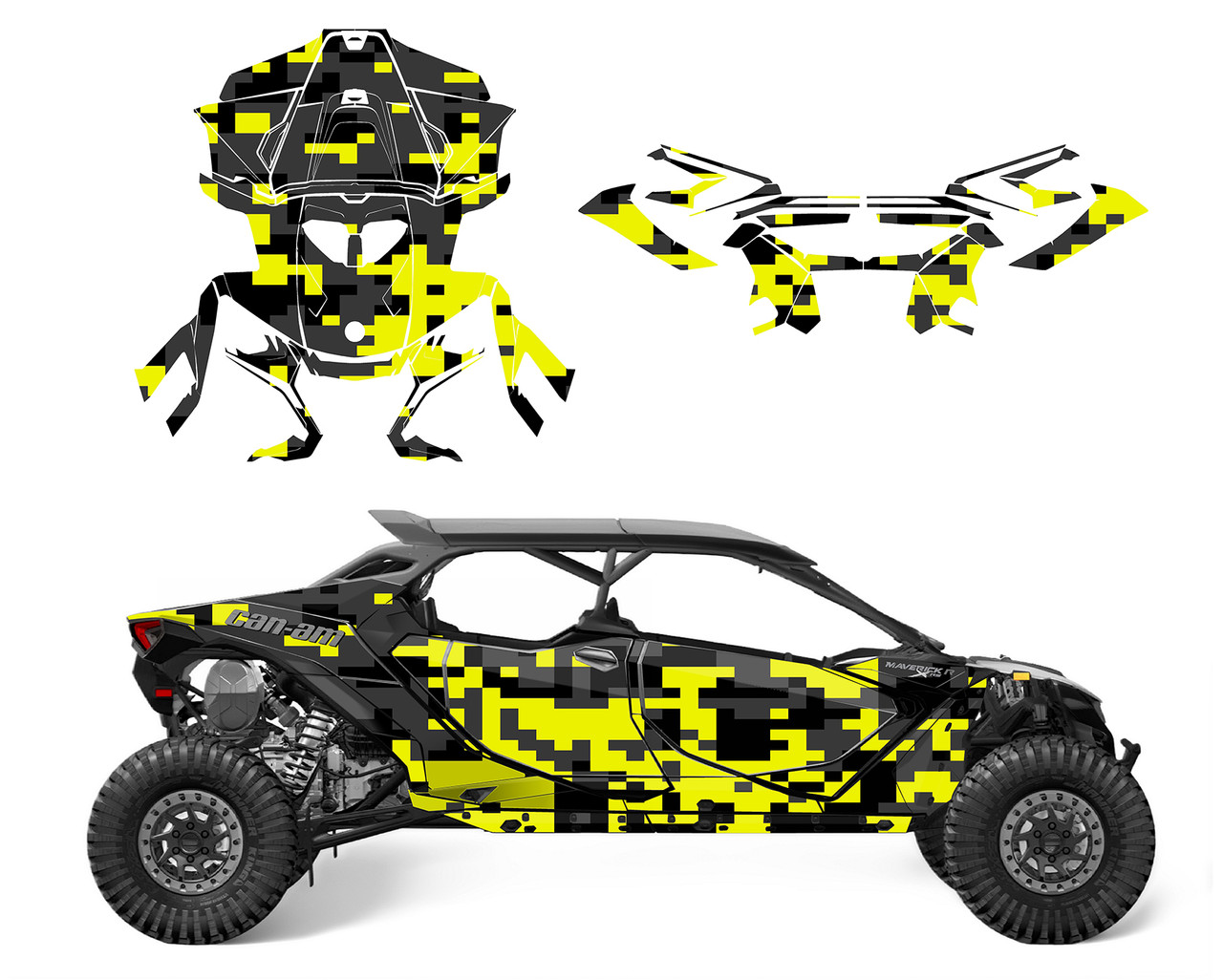 Maverick R Max 2024-2026 Digital Camo