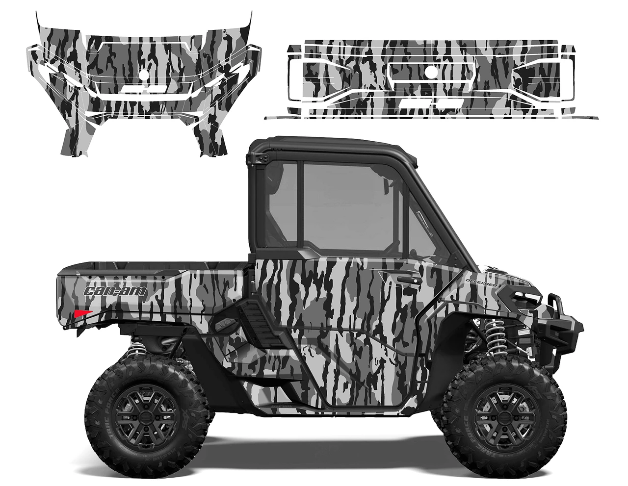 Can am Defender HD10 and HD11 Bottomland Camo