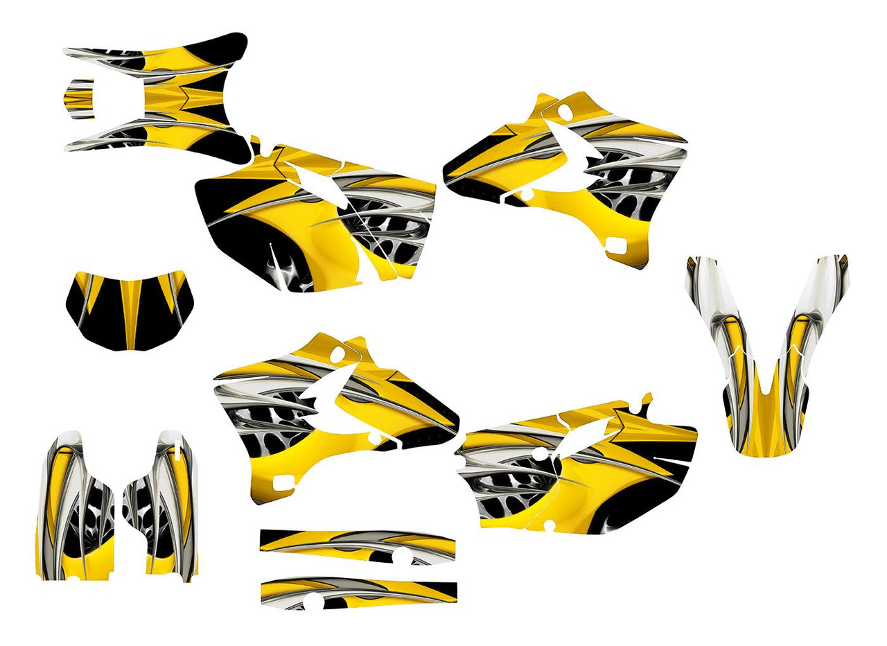 2005-2006 WR250F WR450F graphics decal kit